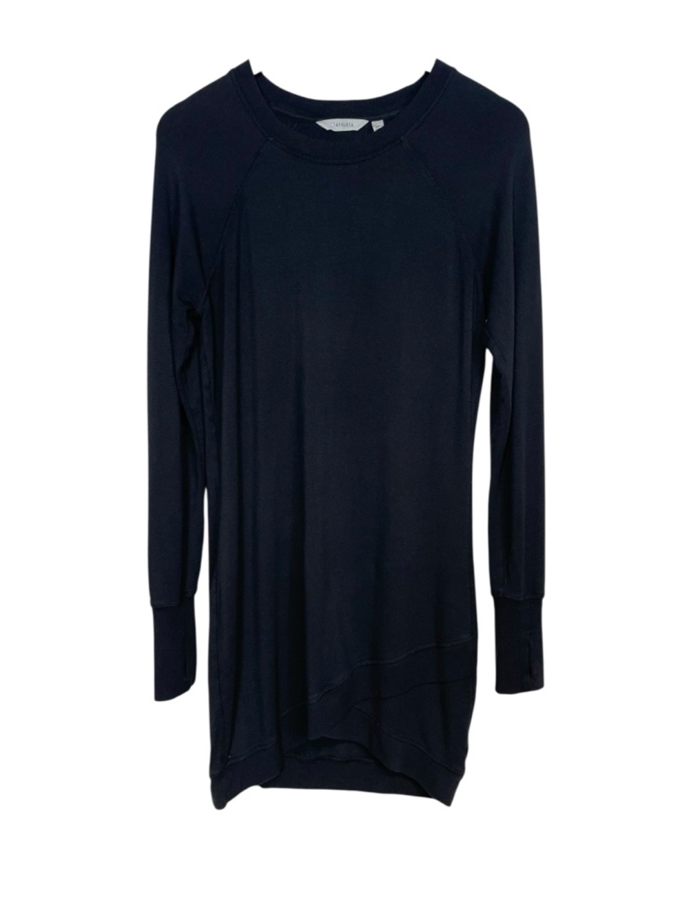 Athleta Black Criss Cross Sweatshirt Dress Size XS